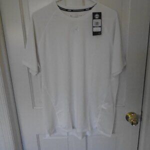 Men's Under Armour White Run Shirt Size XL NWT